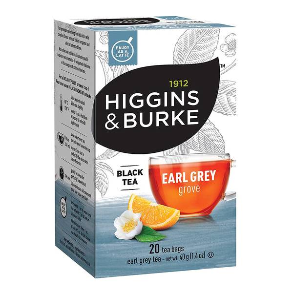 Higgins and Burke Earl Grey Grove 20ct