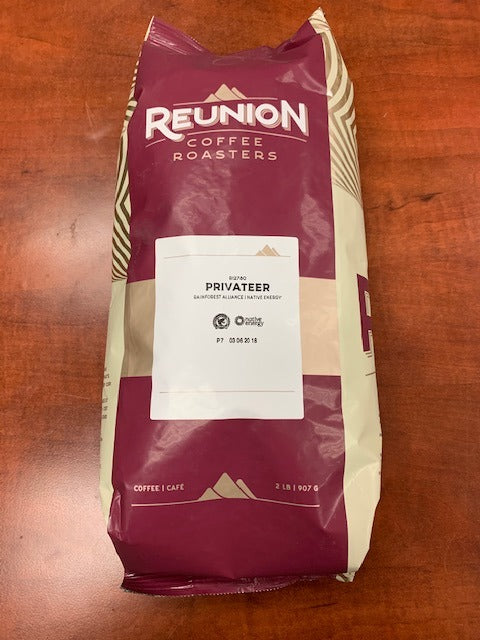 Reunion Island - Whole Bean - Privateer RFA (2lb Bag)