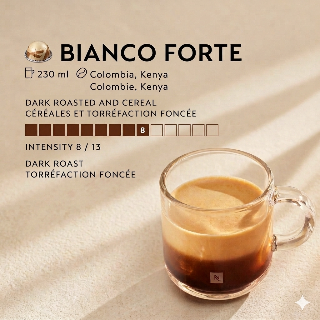 Nespresso® Vertuo® - Bianco Forte