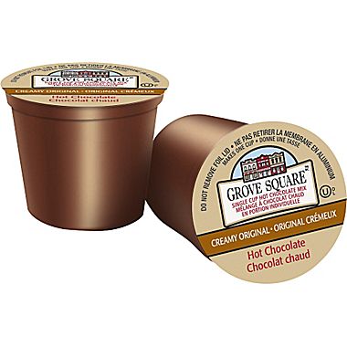 Chocolate Pods Grove Square K Cups Hot Chocolate Single Serve