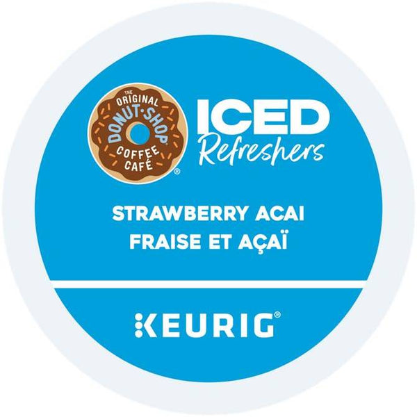 The Original Donut Shop Iced Refreshers Strawberry Acai